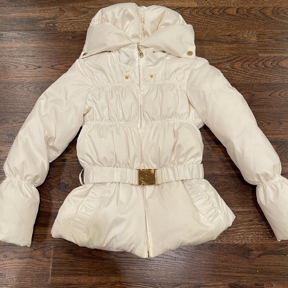 Adorable girls Marc New York White Puffer Jacket size PXS